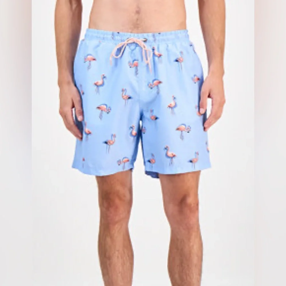 Club Room Men's Quick-Dry Performance Flamingo-Print 7